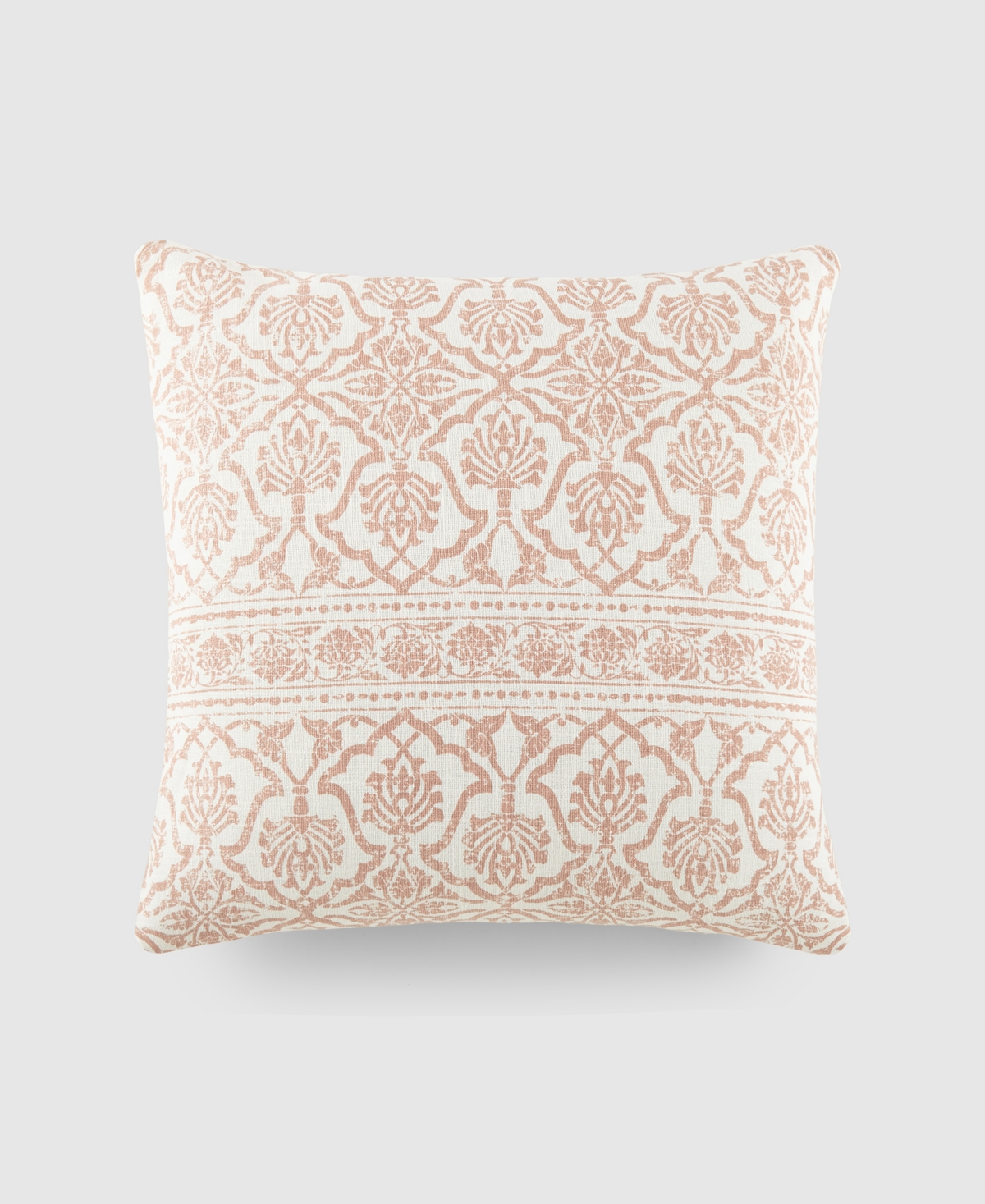 Ienjoy Home Damask Printed Decorative Pillow, 20" X 20" In Light Pink Damask