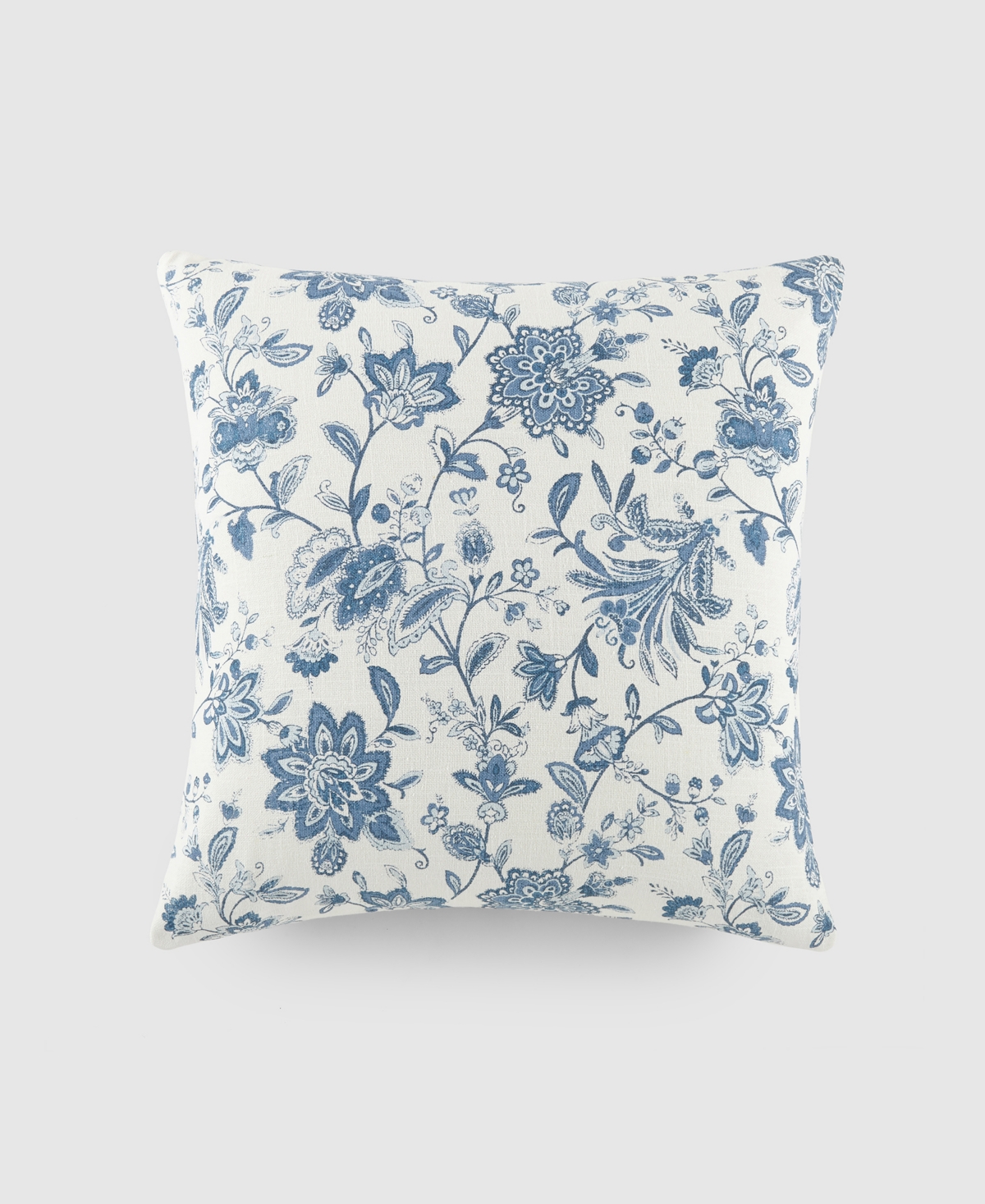 Ienjoy Home Botanical Patterns Decorative Pillow, 20" X 20" In Light Blue Floral