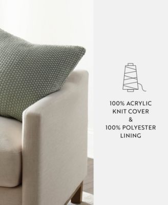 Stitch Knit Decorative Pillow, 20" x 20"