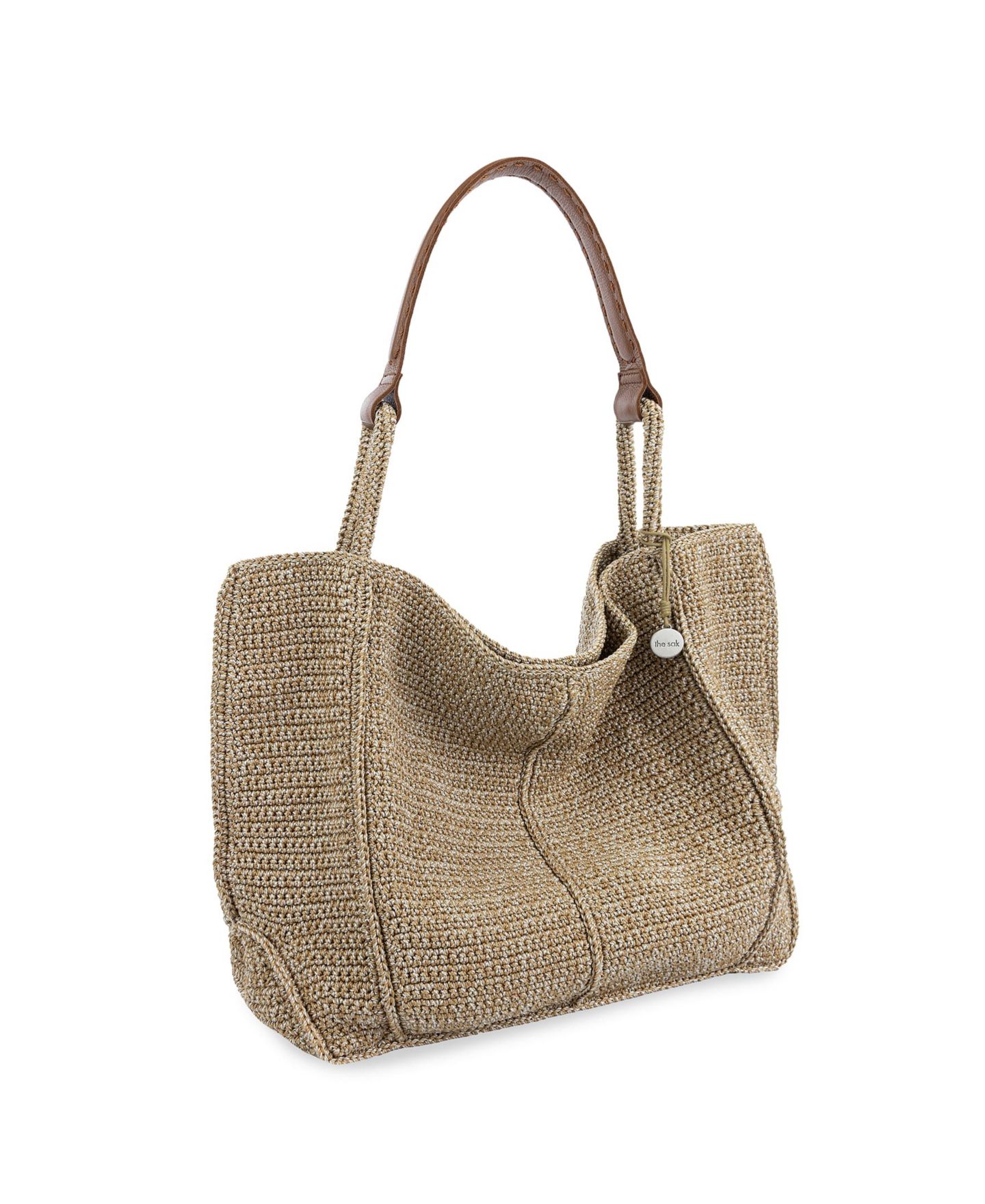 Женская сумка The Sak Los Feliz Crochet Tote, цвет: Bamboo Static — фото 2