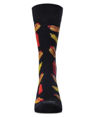 Men's Tasty Hot Dogs Novelty Crew Socks
