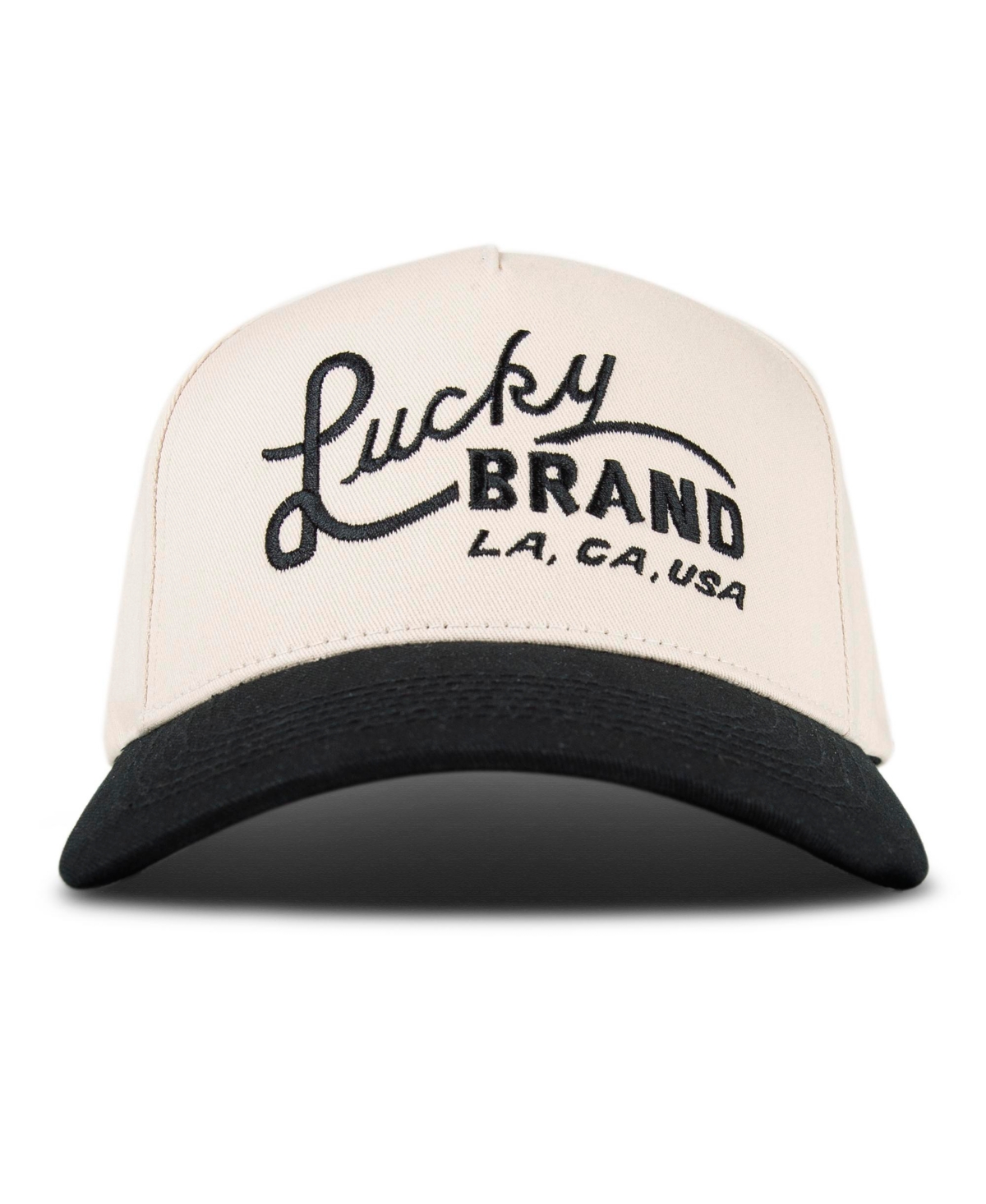 Lucky Brand Women's Vintage Embroidered Baseball Cap In Stone,black