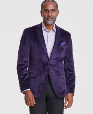 Alfani - Men's Slim-Fit Solid Velvet Sport Coat