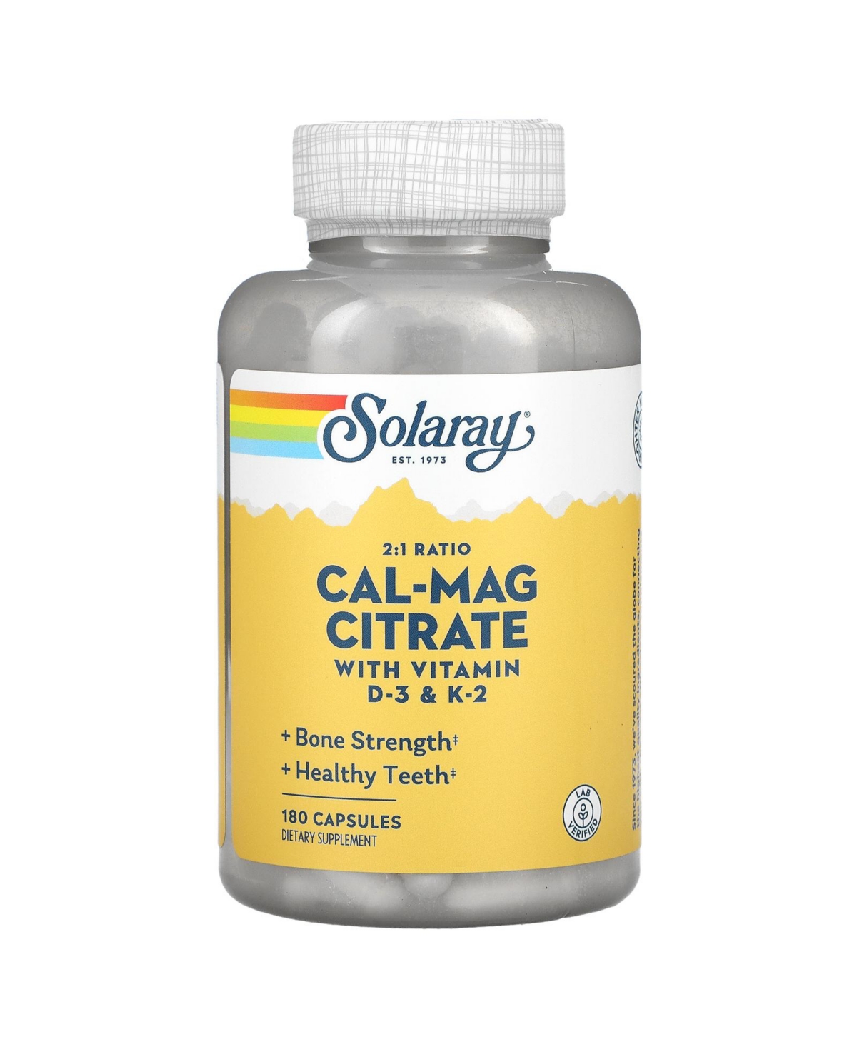 Cal-Mag Citrate 2:1 Ratio - 180 Capsules - Assorted Pre-Pack