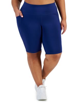 ID Ideology - Plus Size Solid Compression Bike Shorts