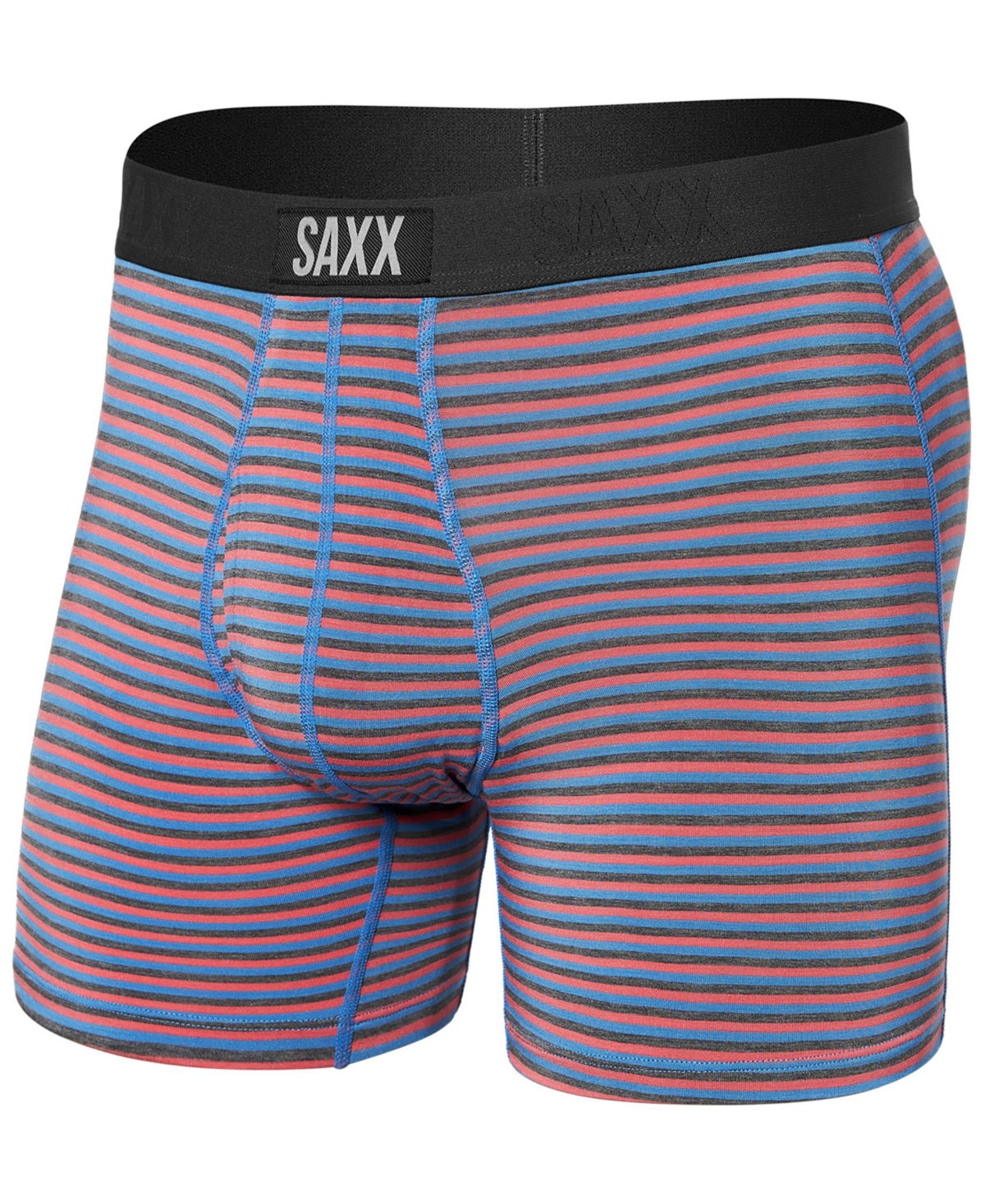 Saxx Men's Ultra Super Soft Relaxed Fit Boxer Briefs In Horizon Stripe