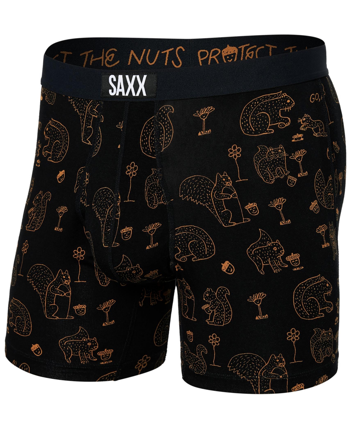 Saxx Men's Ultra Super Soft Relaxed Fit Boxer Briefs In Protect The Nuts