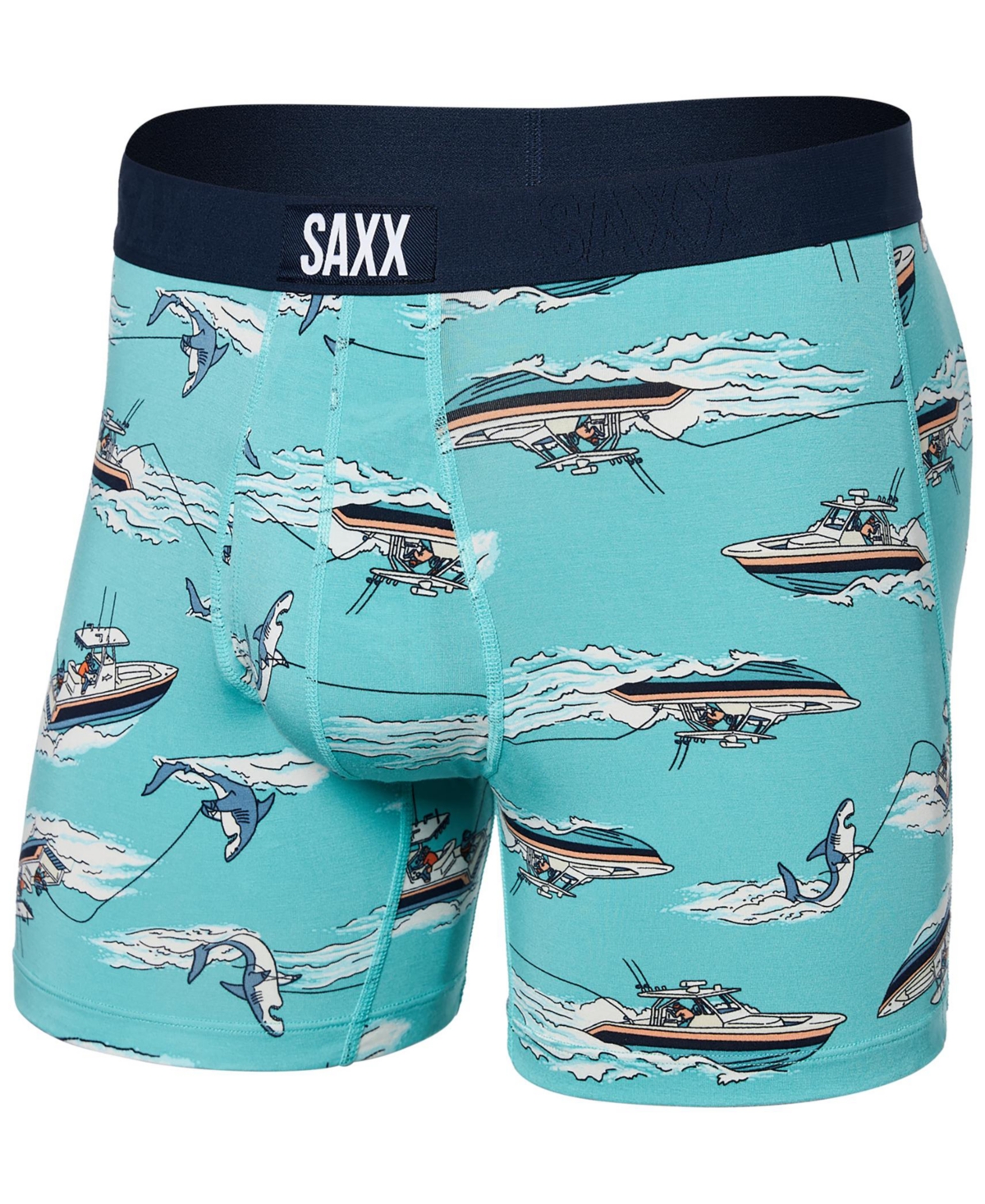 Shop Saxx Men's Ultra Super Soft Relaxed Fit Boxer Briefs In Sharkski-