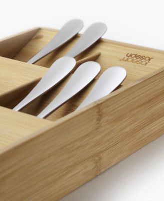 Drawerstore Large Bamboo Compact Cutlery Organizer