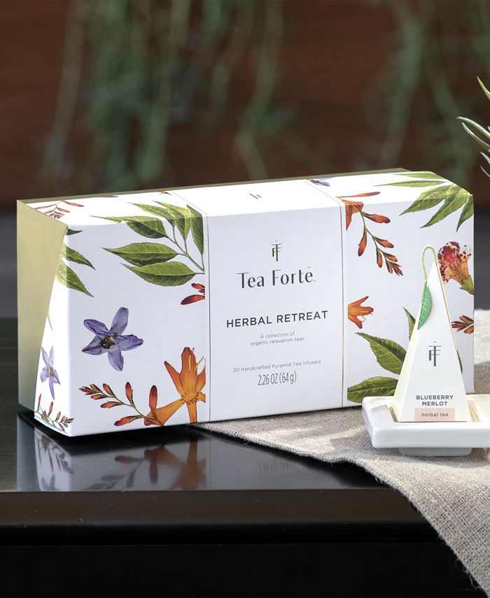 Tea Forte Herbal Retreat Tea Bundle, 3 Piece - Macy's