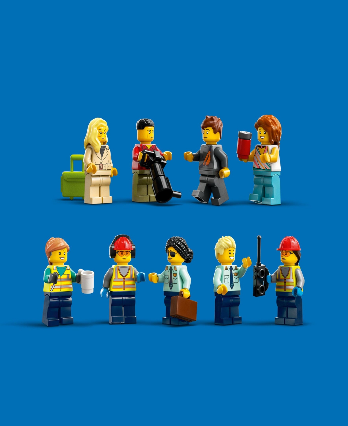 Shop Lego City Passenger Airplane Stem Building Toy 60367, 913 Pieces In Multicolor