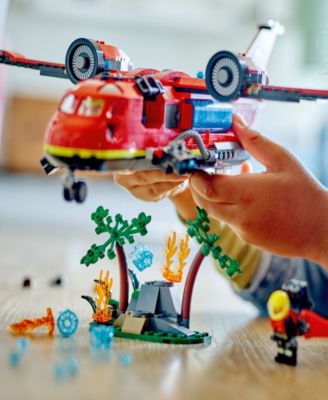 City Fire Rescue Plane Toy for Kids Set 60413, 478 Pieces