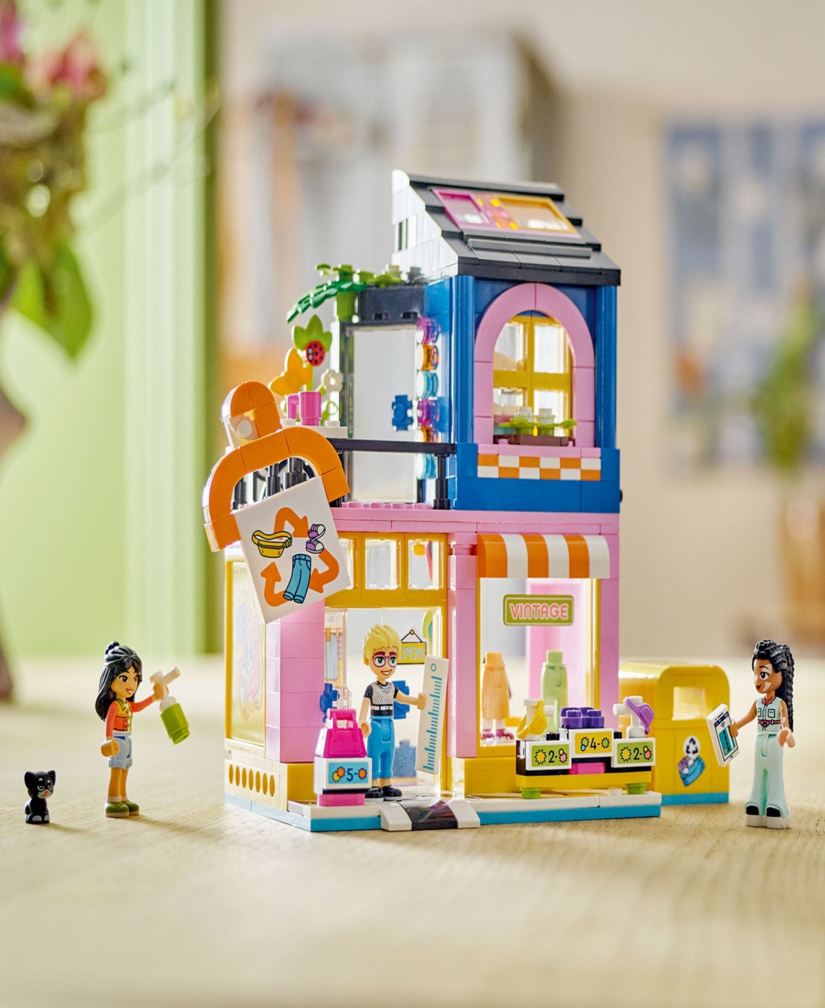 Shop Lego Friends Vintage-like Fashion Store Toy Shop 42614, 409 Pieces In Multicolor