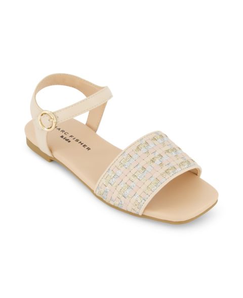 Сандалии Marc Fisher Hazel Woven Open Toe Sandals для девочек, цвет: Разноцветный
