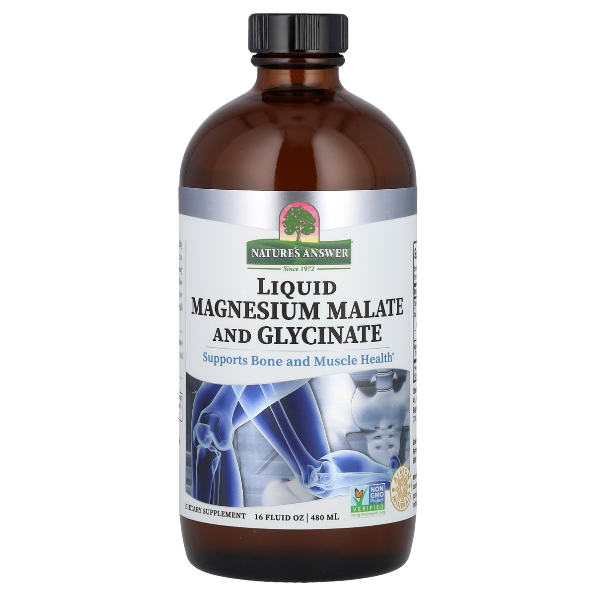 Liquid Magnesium Malate and Glycinate - 16 fl oz (480 ml) - Assorted Pre-Pack