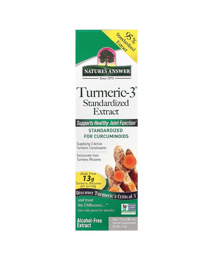 Nature's Answer Turmeric3 AlcoholFree 1 fl oz (30 ml) Macy's