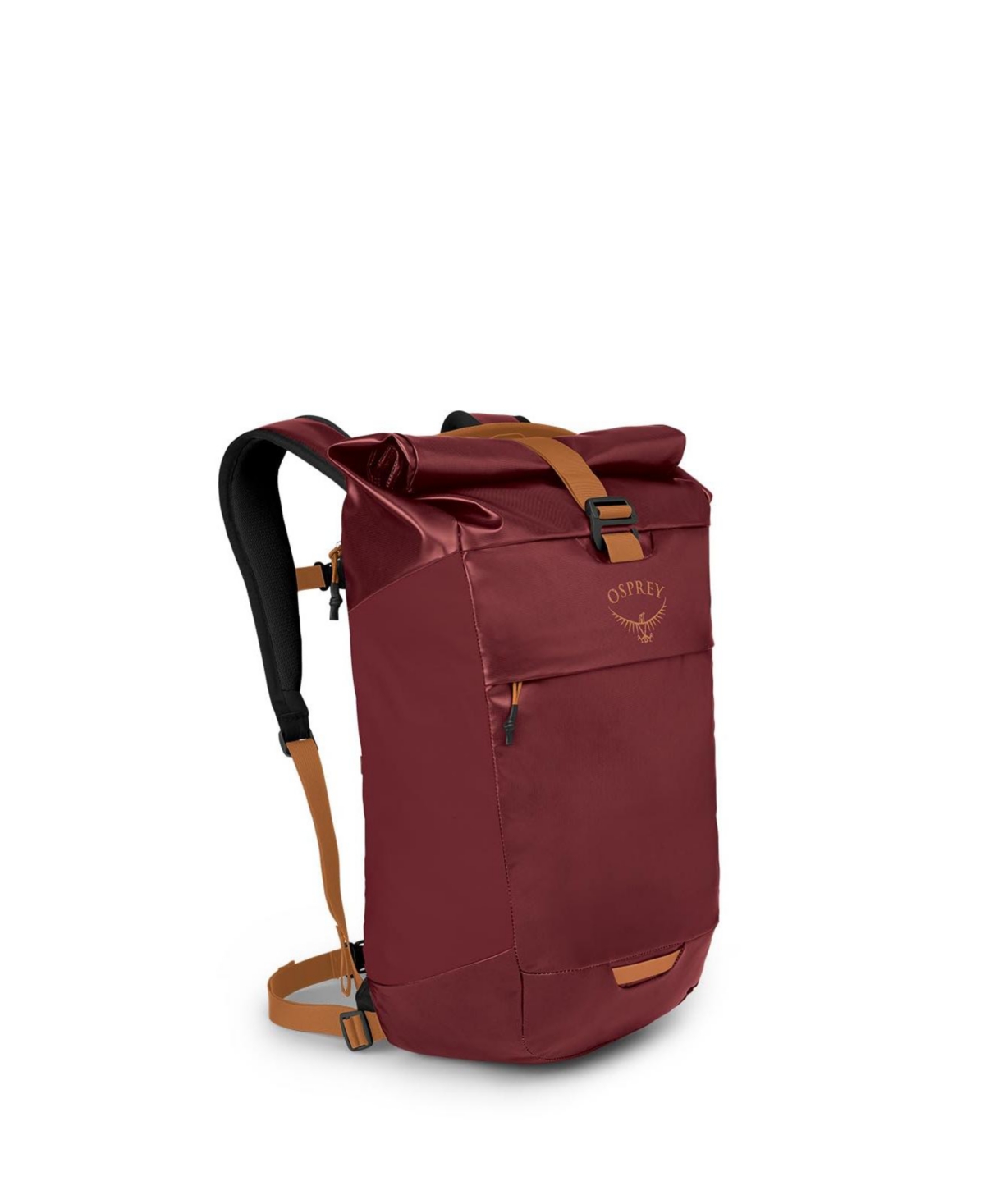 Transporter Roll Top Laptop Backpack - Red mountain