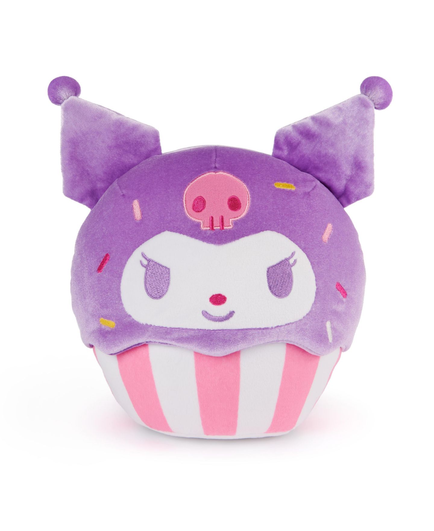 Детские мягкие игрушки Gund Sanrio Hello Kitty and Friends Kuromi Cupcake Plush, Stuffed Animal, For Ages 3 and up, 10" — фото 2