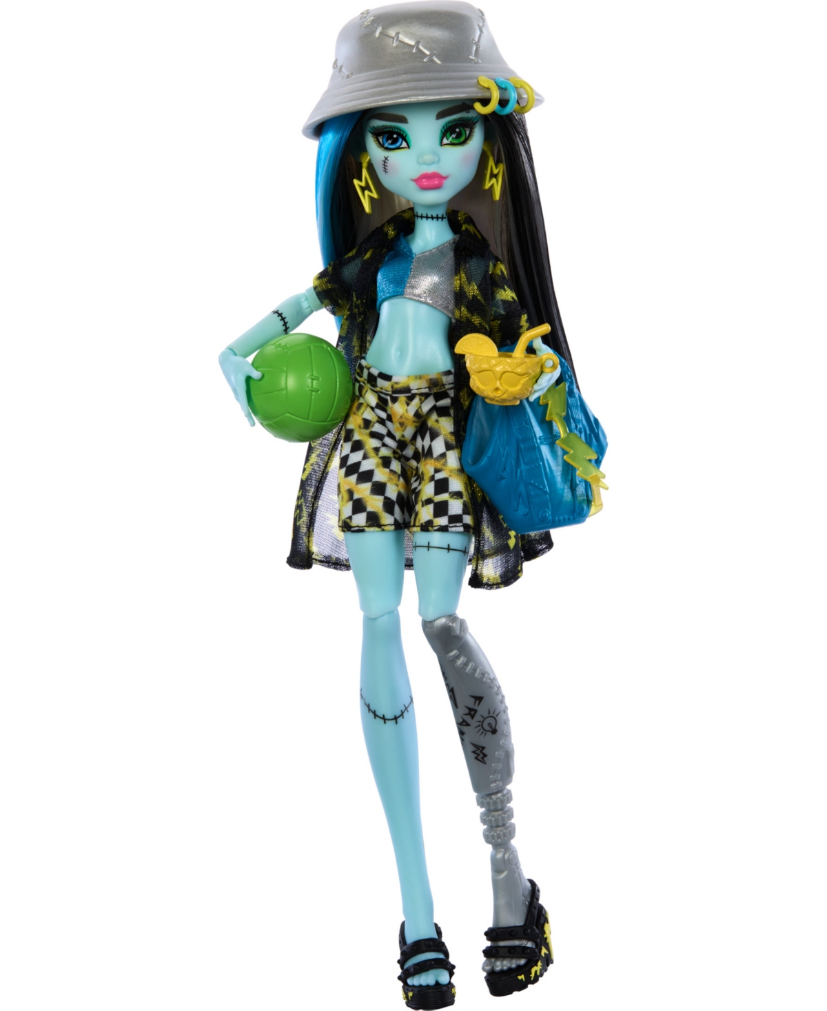 Shop Monster High Scare-adise Island Frankie Stein Fashion Doll With Swimsuit Accessories In No Color