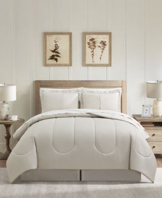 Neutral Damask 8-Pc. Comforter Set