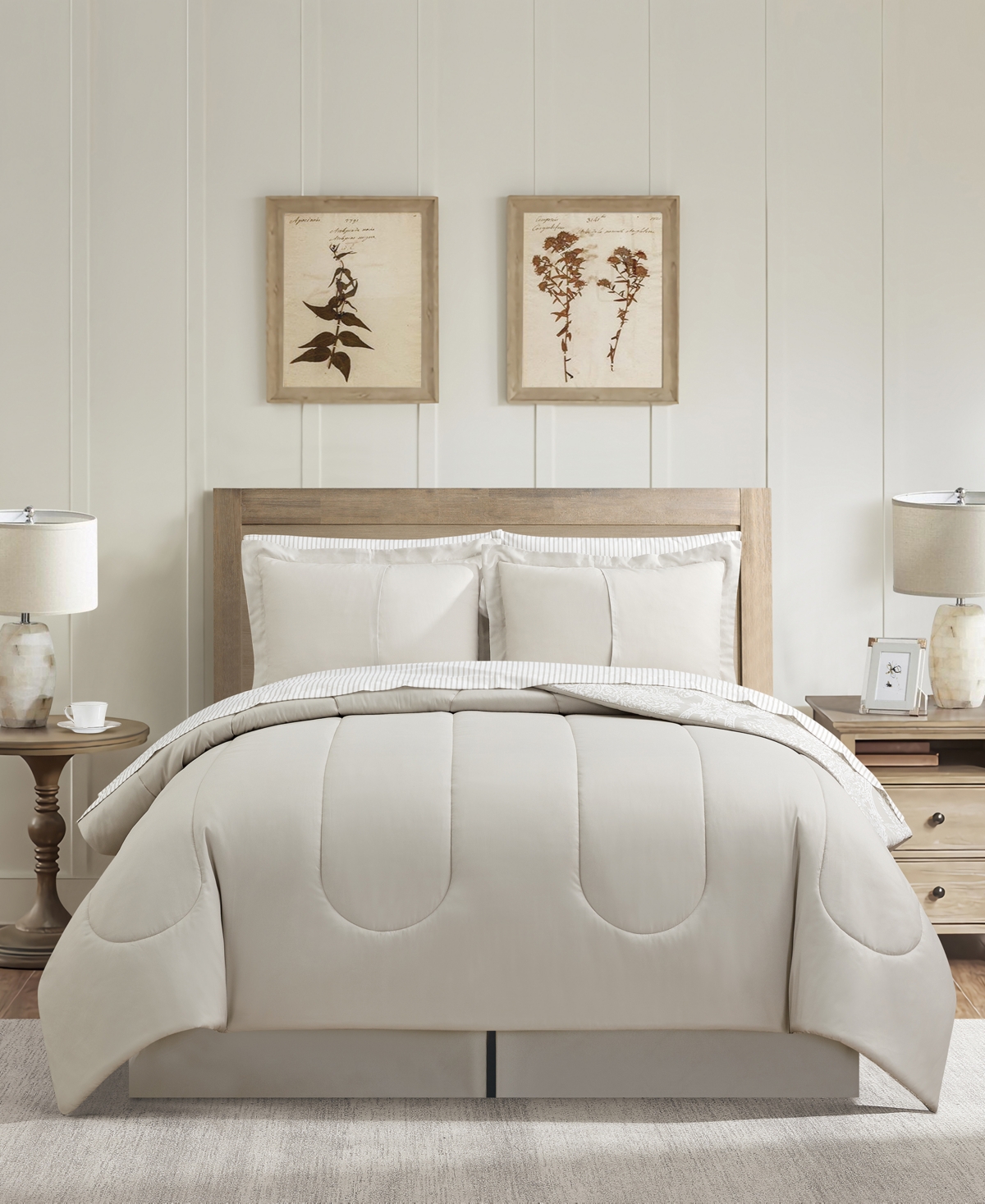 SunhamDamask 8-Pc. Comforter Set - Neutral