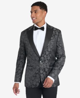Tallia - Men's Slim-Fit Floral Jacquard Sport Coat