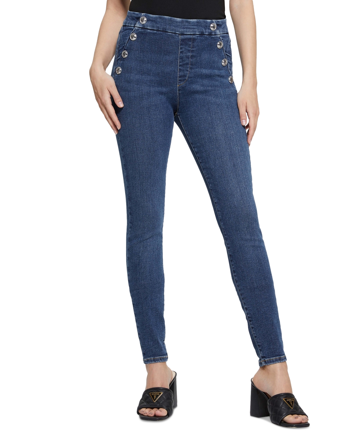 Women's Aubree High Rise Pull-On Skinny Jeans - MECCA