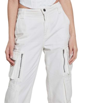 Women's Kori High Rise Wide Leg Cotton Cargo Jeans