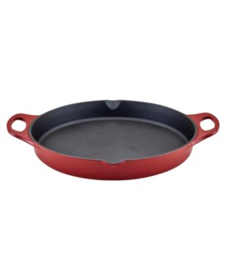 Rachael Ray Nitro Cast Iron 14" Skillet with Side Handles - Macy's