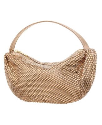 Half Moon Crystal Netting Bag