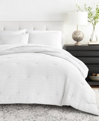 ienjoy Home Waffle Textured Comforter Sets - Macy's