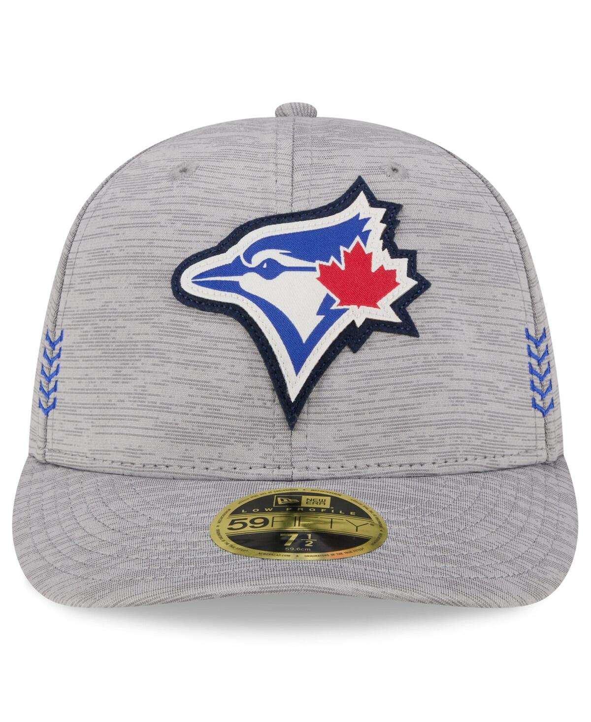 Men's New EraToronto Blue Jays 2024 Clubhouse Low Profile 59FIFTY Fitted Hat - Gray