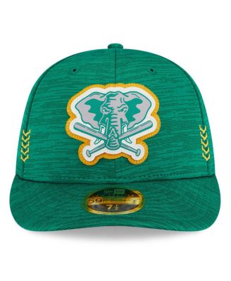 Men's Green Oakland Athletics 2024 Clubhouse Low Profile 59FIFTY Fitted Hat