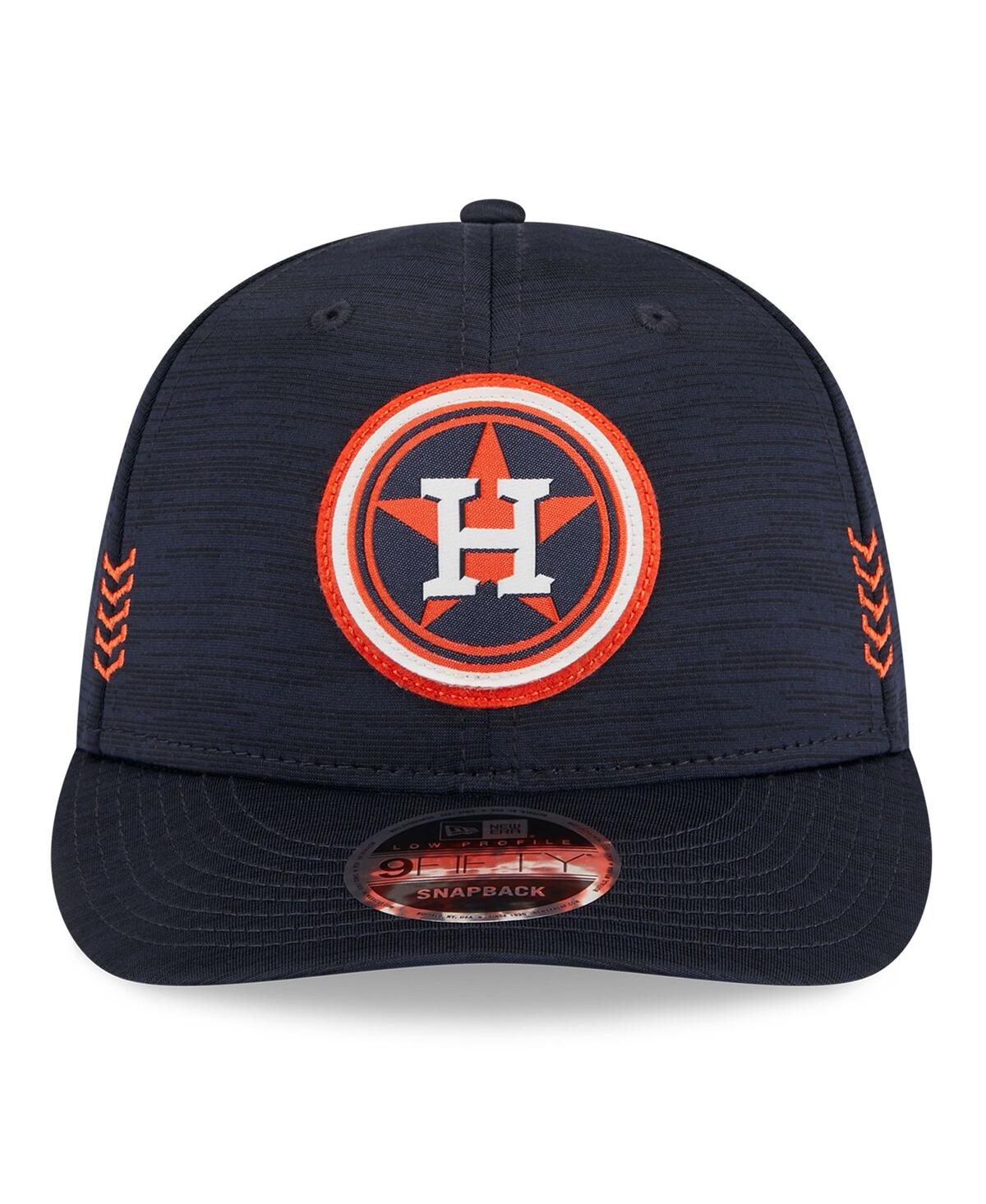 New Era Navy Houston Astros 2024 Clubhouse Low Profile 59fifty Snapback Hat In Navy
