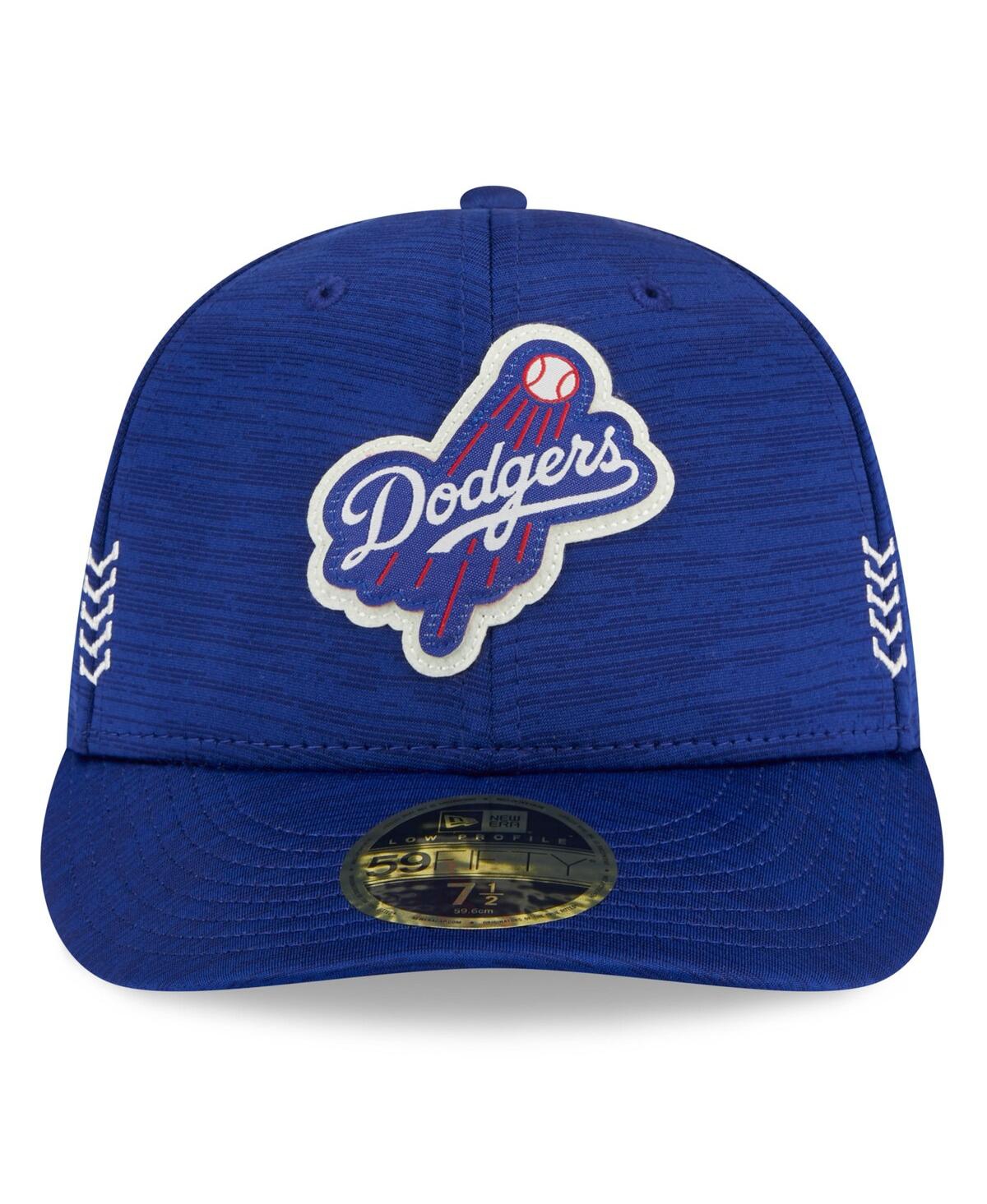 Men's New Era Royal Los Angeles Dodgers Clubhouse Low Profile 59FIFTY Fitted Hat