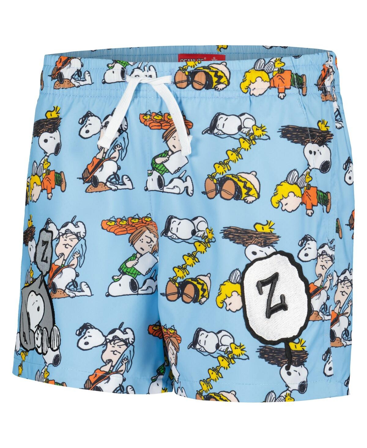 Shop Freeze Max Big Boys  Blue Peanuts Snoopy Sleep Shorts