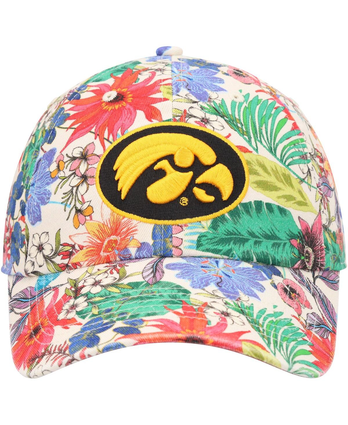 Shop 47 Brand Women's ' Natural Iowa Hawkeyes Pollinator Clean Up Adjustable Hat