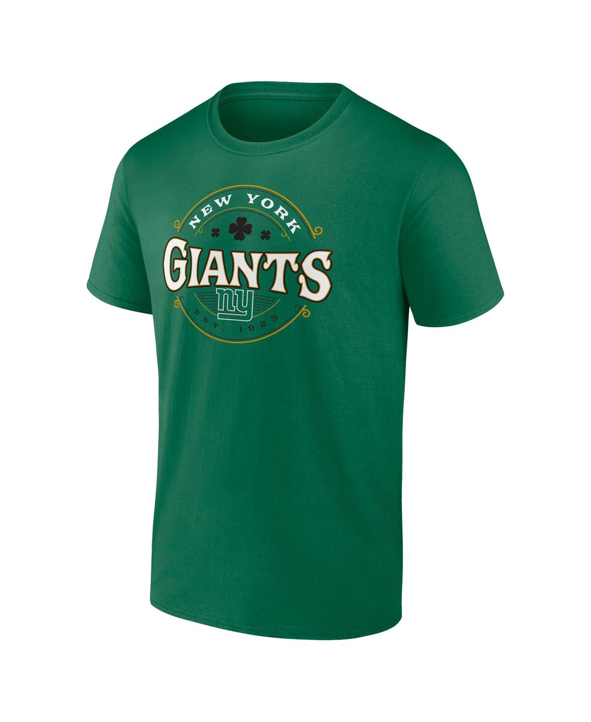 Shop Fanatics Men's  Kelly Green New York Giants Celtic T-shirt