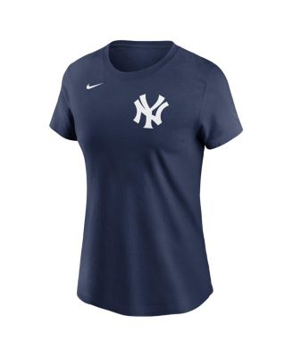 Women's Navy New York Yankees Wordmark T-shirt