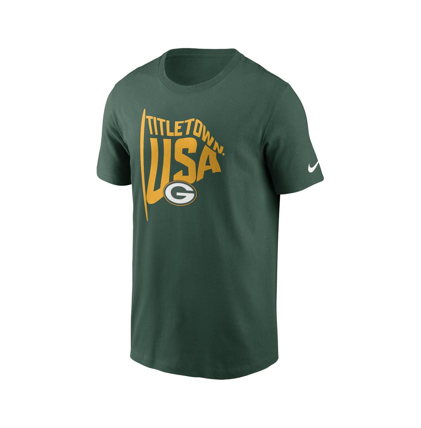 Мужская футболка Nike Green Green Bay Packers Local Essential — фото 2