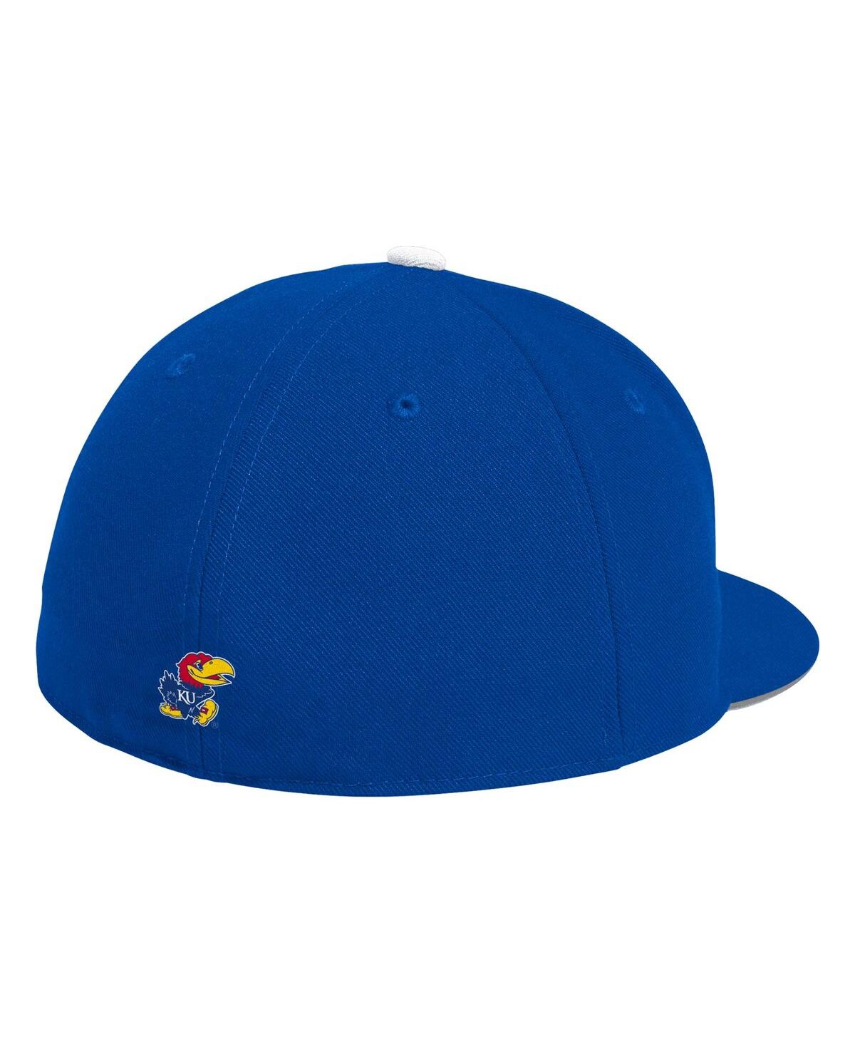 Shop Adidas Originals Men's Adidas Royal Kansas Jayhawks On-field Baseball Fitted Hat
