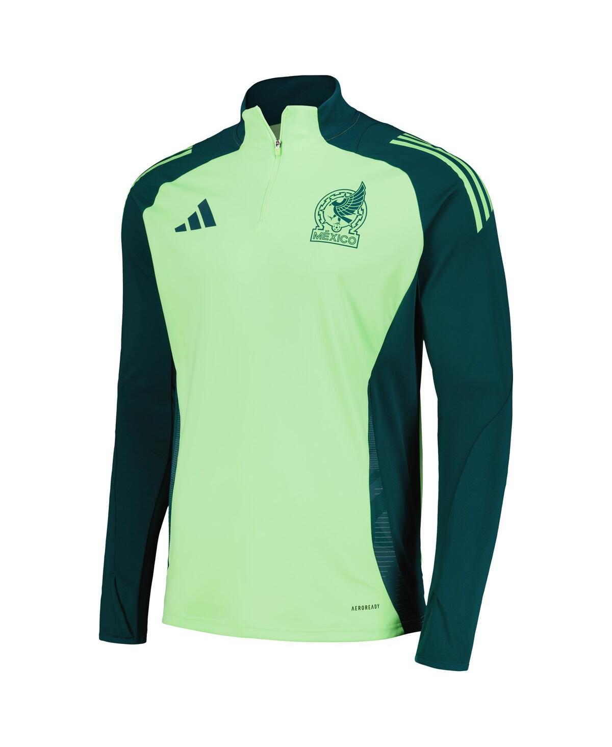 Men's adidasMexico National Team 2023/24 Training Quarter-Zip Top - Green
