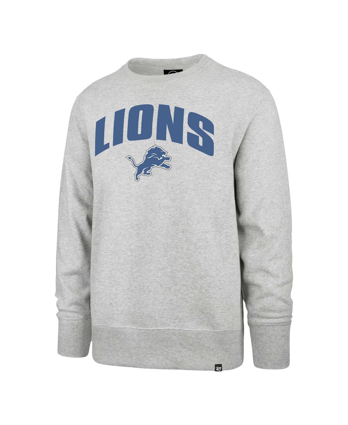 Men's '47 BrandDetroit Lions Headline Pullover Sweatshirt - Gray