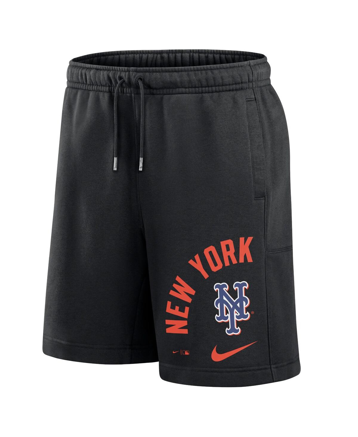 Men's NikeNew York Mets Arched Kicker Shorts - Black