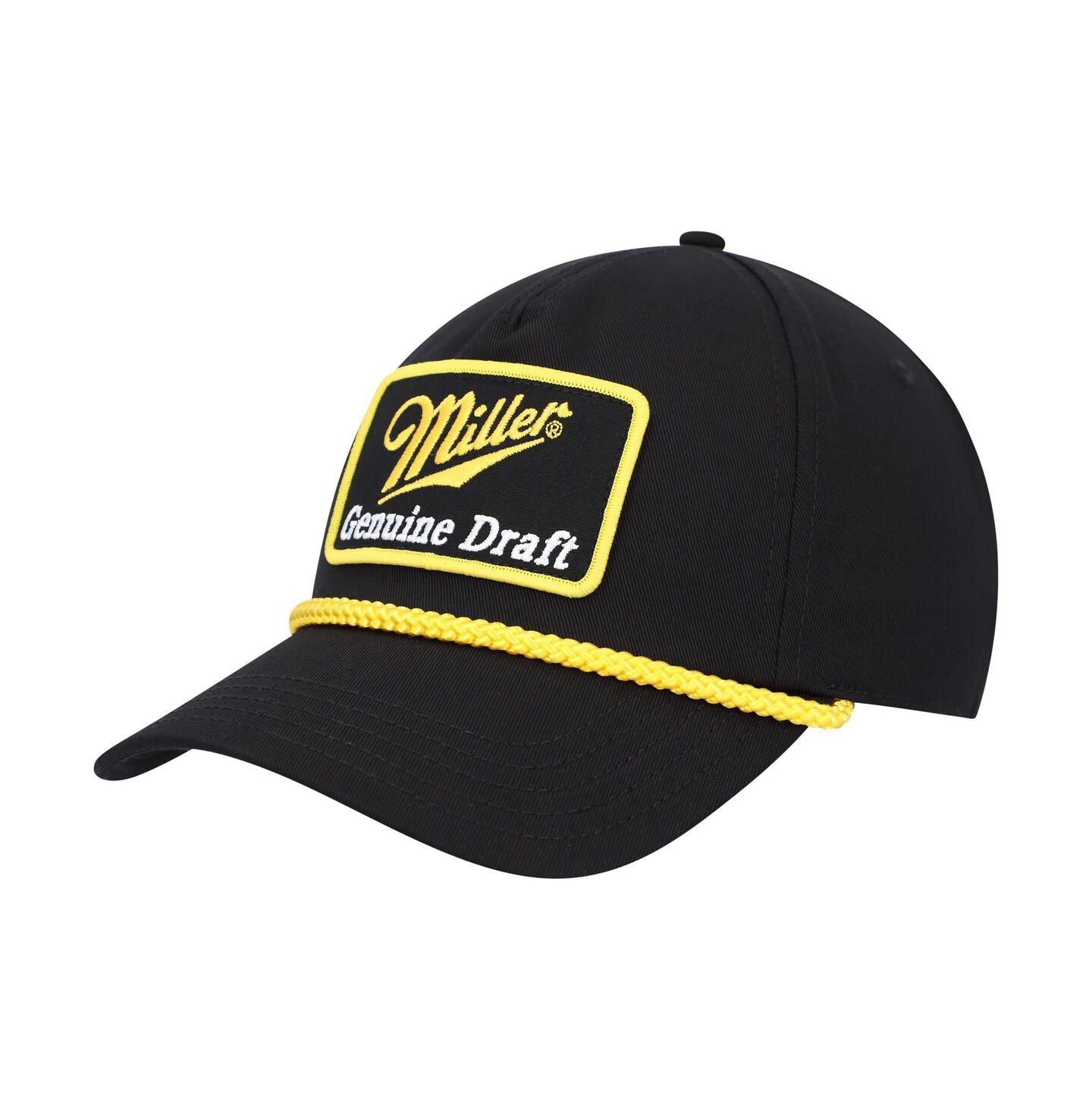 Мужская кепка American Needle Black Miller Roscoe Adjustable Hat — фото 1
