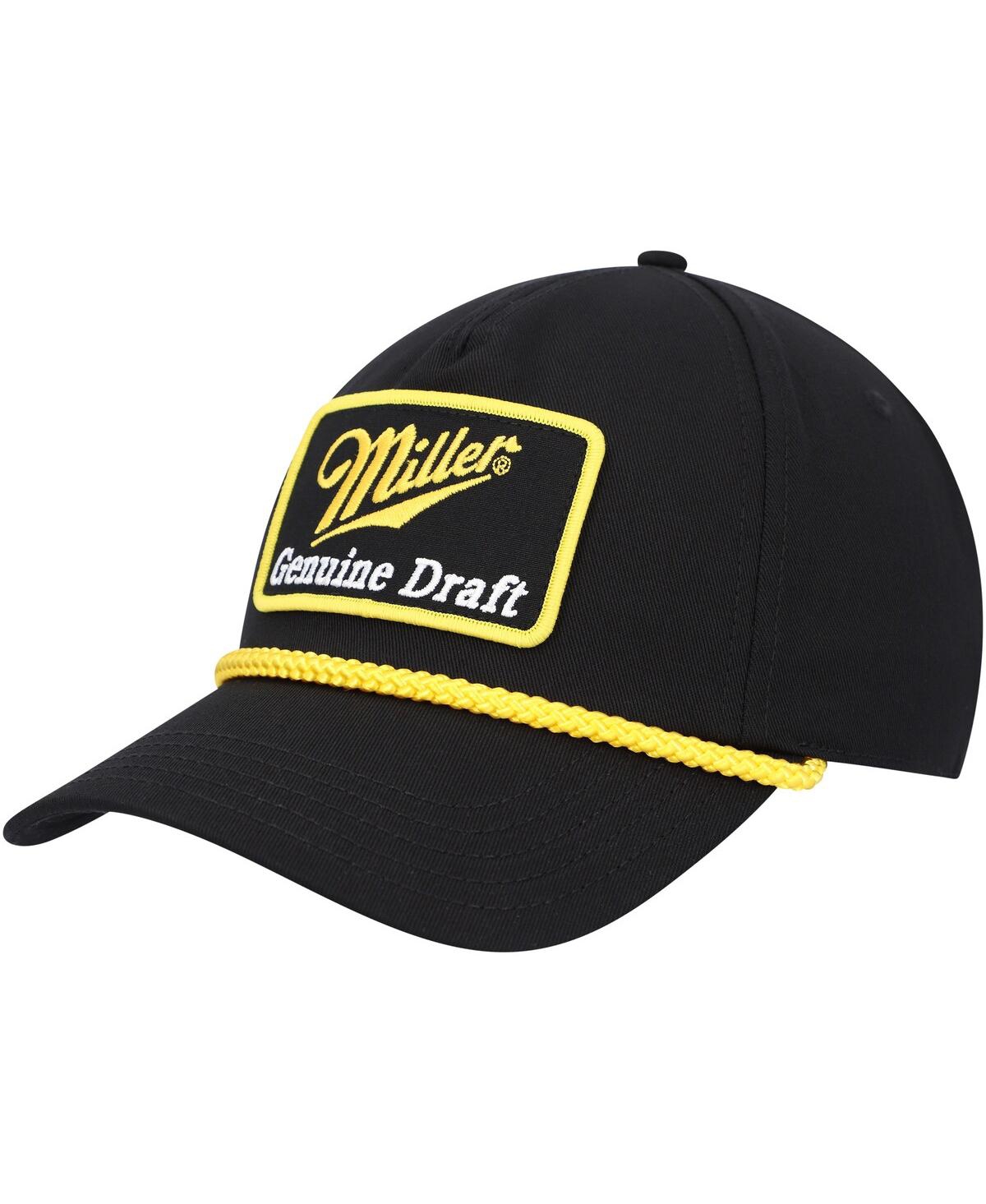 AMERICAN NEEDLE MEN'S AMERICAN NEEDLE BLACK MILLER ROSCOE ADJUSTABLE HAT 