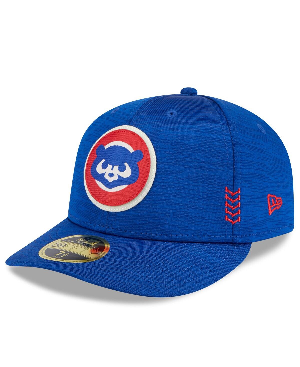 Shop New Era Men's  Royal Chicago Cubs 2024 Clubhouse Low Profile 59fifty Fitted Hat