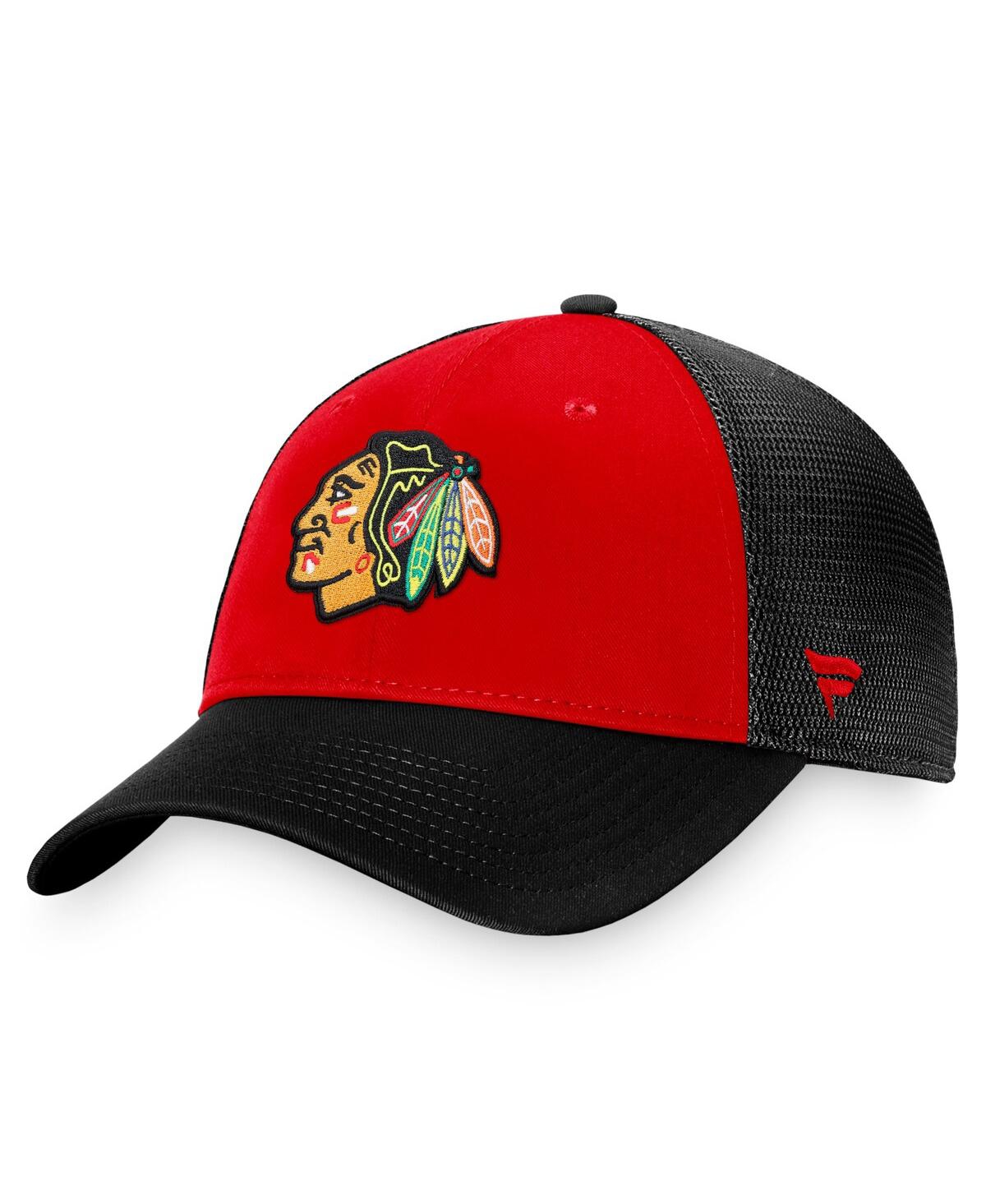 Fanatics Men's  Red Chicago Blackhawks Special Edition 2.0 Trucker Adjustable Hat