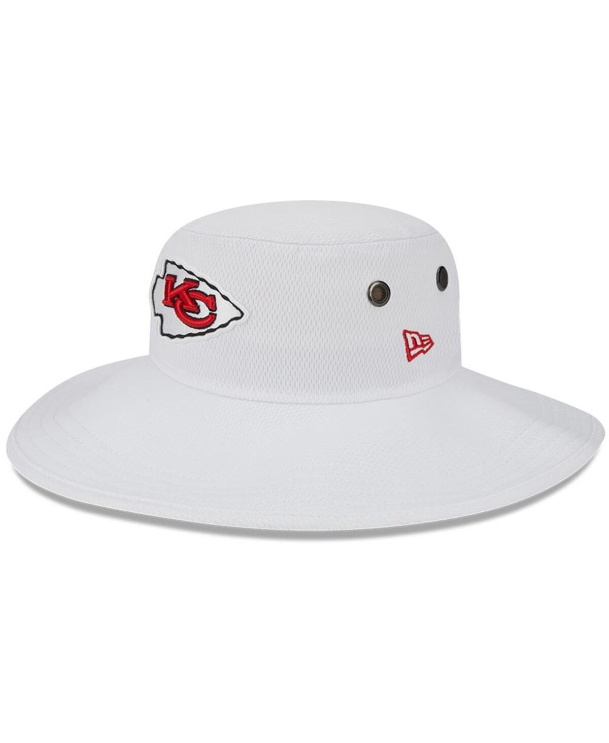 New Era White Kansas City Chiefs 2023 Nfl Training Camp Panama Bucket Hat In White