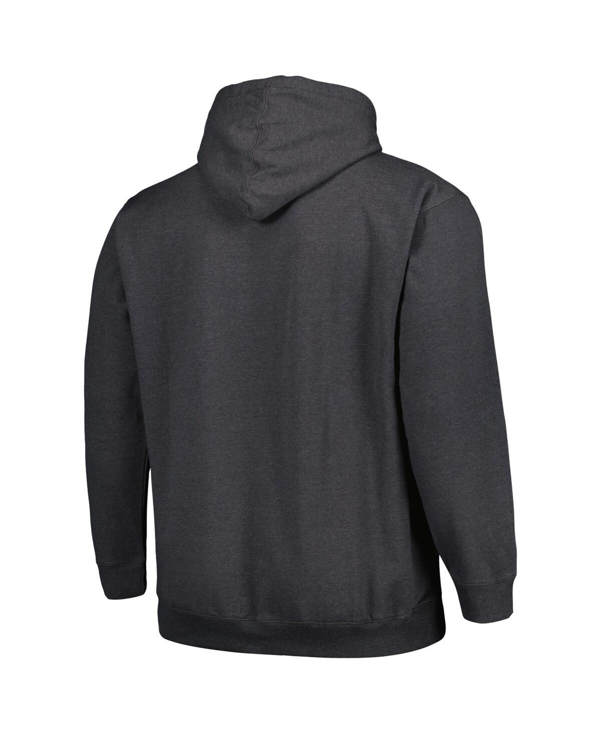 Men's FanaticsDenver Broncos Big and Tall Pullover Hoodie - Heather Charcoal